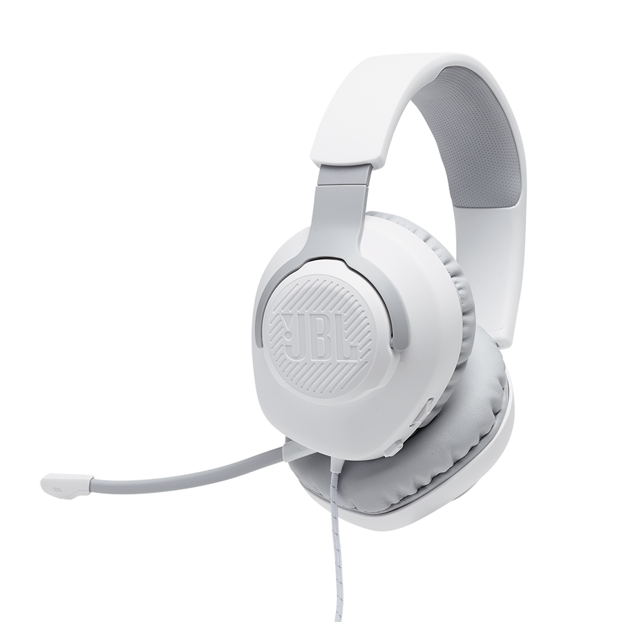 Buy JBL Quantum 100 JBLQUANTUM100WHT Over Ear Wired Gaming Headphone 